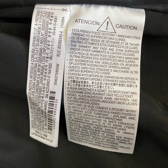 Women’s Zara Faux Leather Moto Jacket- New - Picture 9 of 10